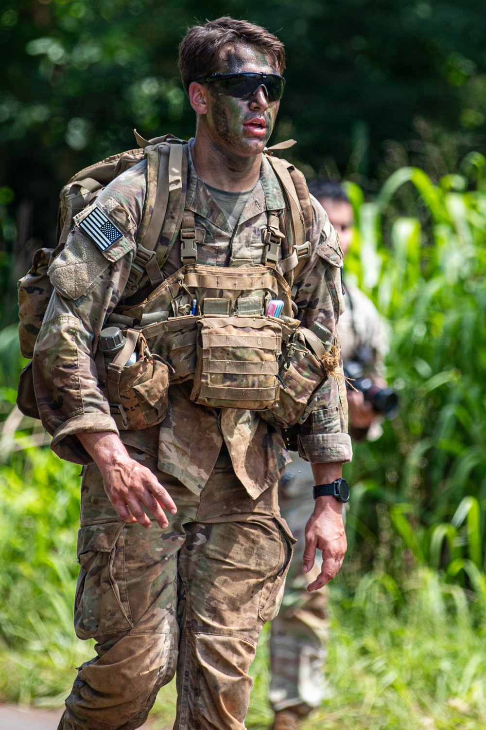 Multinational Soldiers compete in Ruck March for Pacific Land Forces Team Readiness Challenge