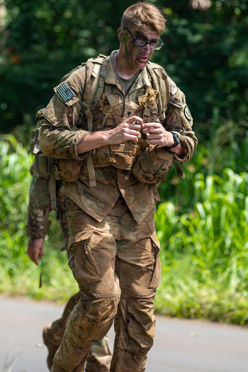 Multinational Soldiers compete in Ruck March for Pacific Land Forces Team Readiness Challenge