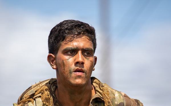 Multinational Soldiers compete in Ruck March for Pacific Land Forces Team Readiness Challenge