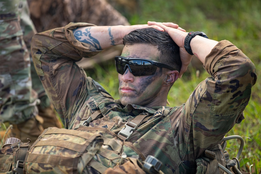 Multinational Soldiers compete in Ruck March for Pacific Land Forces Team Readiness Challenge