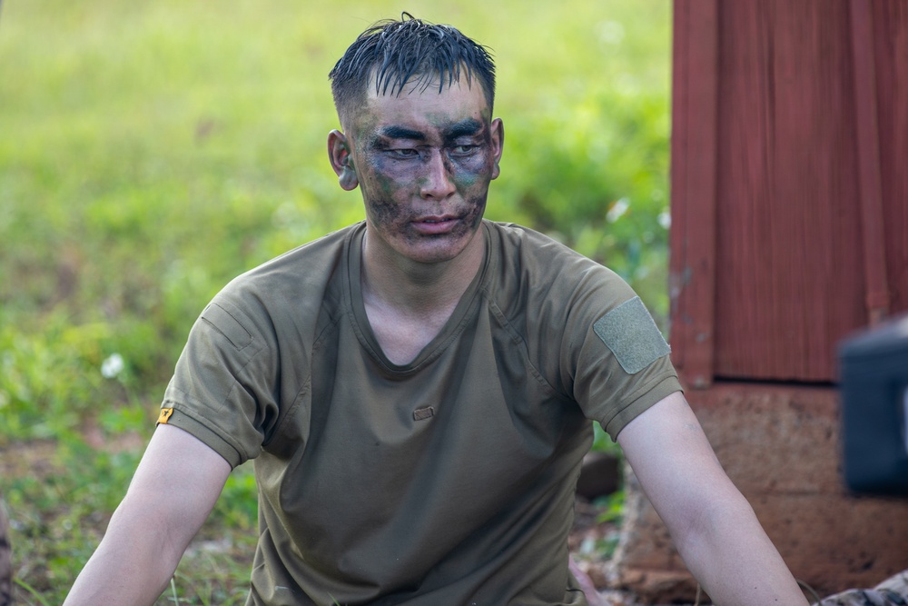 Multinational Soldiers compete in Ruck March for Pacific Land Forces Team Readiness Challenge
