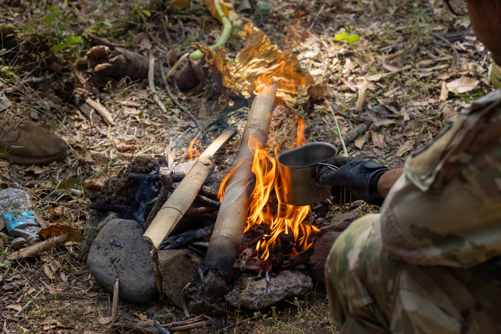 Balikatan 2026: U.S Army Soldiers, Armed Forces of the Philippines Special Forces soldiers Survival Training in Jungle School