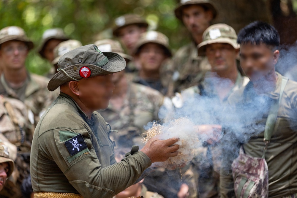 Balikatan 2026: U.S Army Soldiers, Armed Forces of the Philippines Special Forces soldiers Survival Training in Jungle School