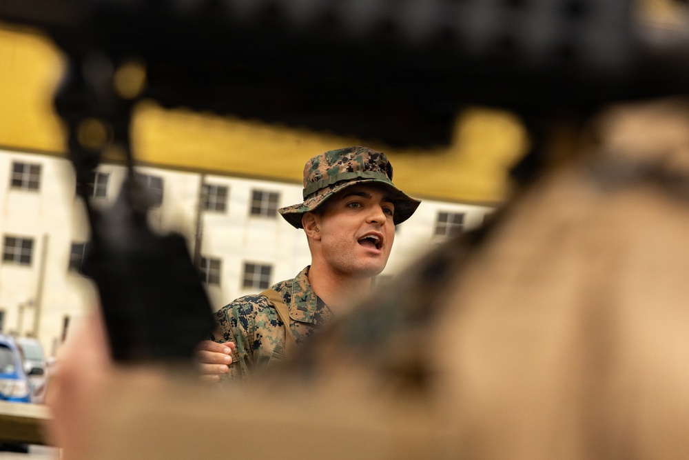 4th Marine Regiment Conducts 10k Hike to Corporals Course Graduation
