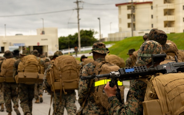 4th Marine Regiment Conducts 10k Hike to Corporals Course Graduation