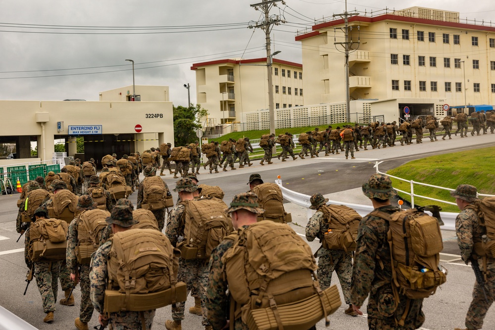 4th Marine Regiment Conducts 10k Hike to Corporals Course Graduation