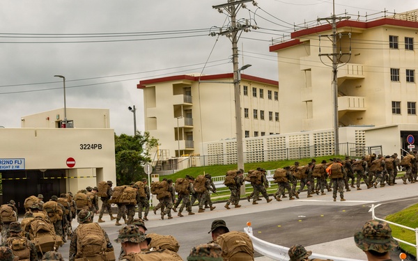 4th Marine Regiment Conducts 10k Hike to Corporals Course Graduation