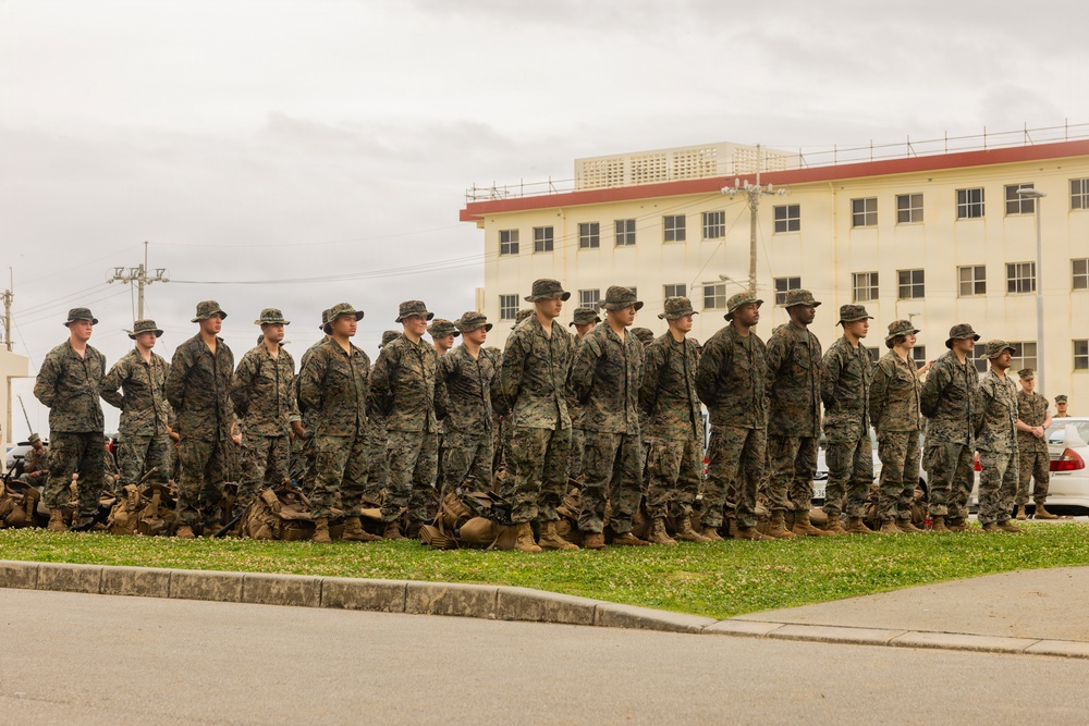 4th Marine Regiment Conducts 10k Hike to Corporals Course Graduation