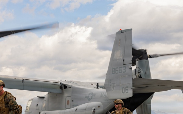 4th Marine Regiment Conducts Flyaway Drill