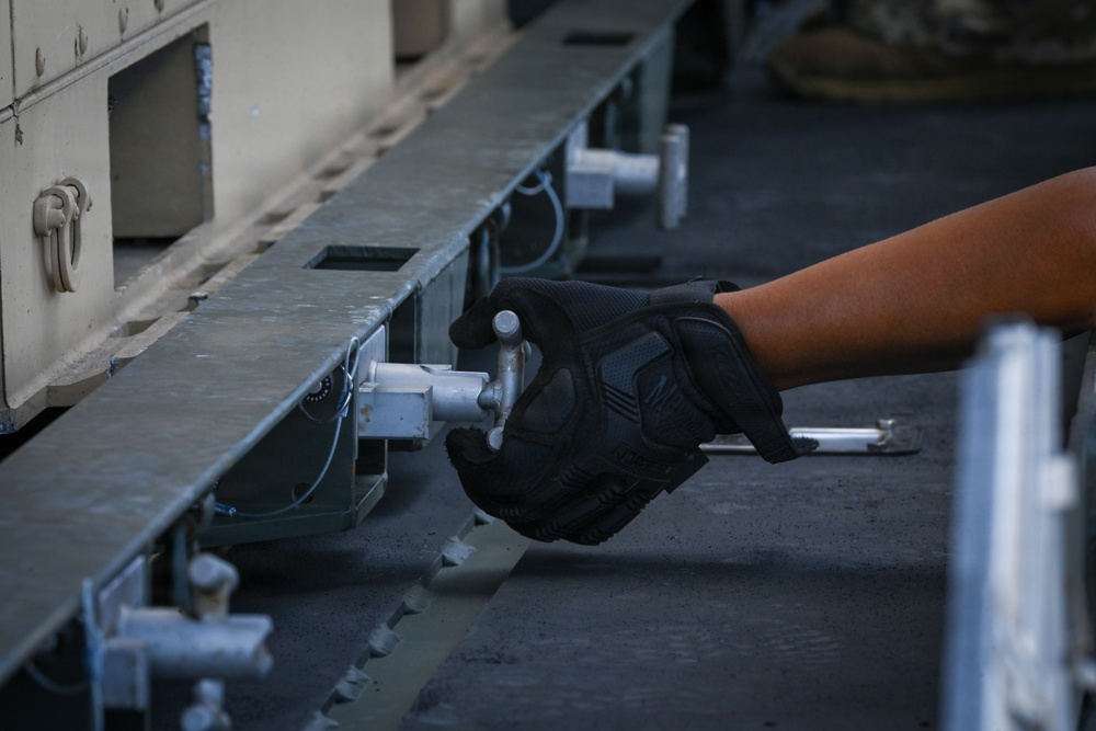 36th CRS offload water purification system to support the Saipan community