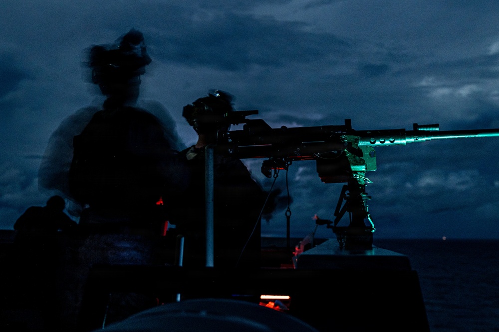 11th MEU Marines, Sailors Transit the Surigao Strait aboard USS Portland