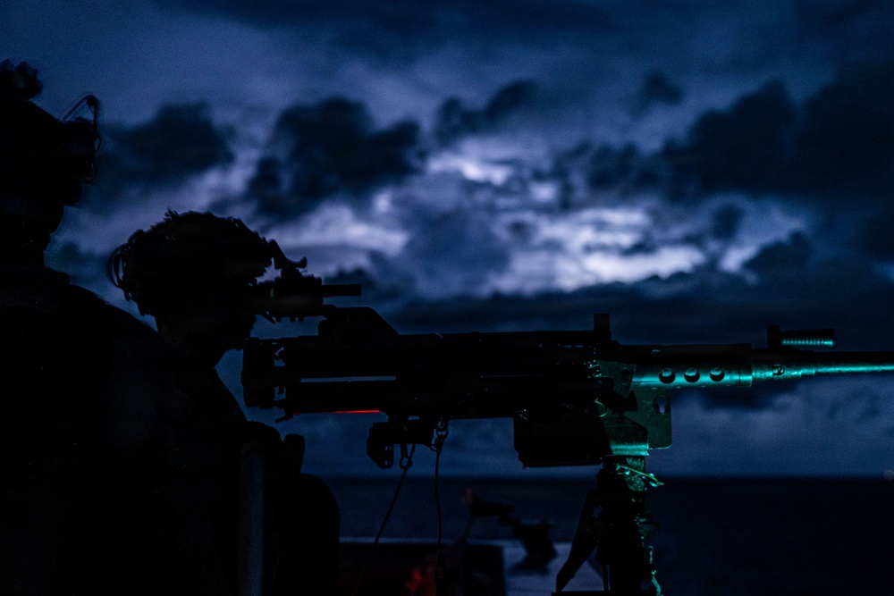 11th MEU Marines, Sailors Transit the Surigao Strait aboard USS Portland