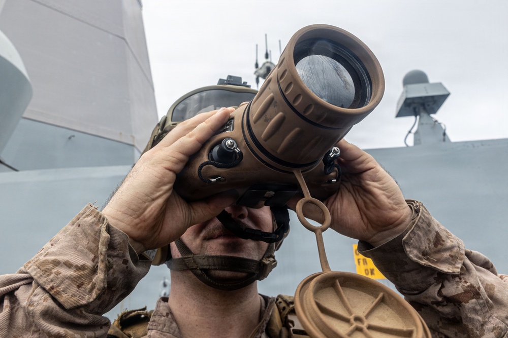 11th MEU Marines, Sailors Transit the Surigao Strait aboard USS Portland