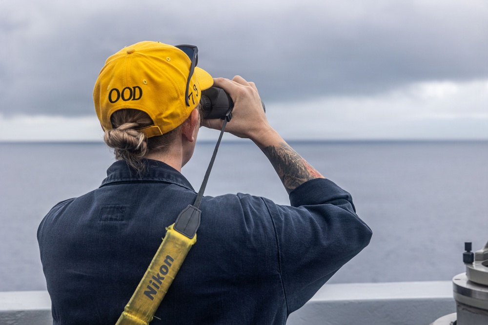 11th MEU Marines, Sailors Transit the Surigao Strait aboard USS Portland