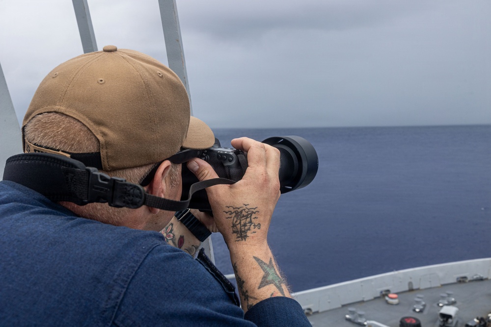 11th MEU Marines, Sailors Transit the Surigao Strait aboard USS Portland