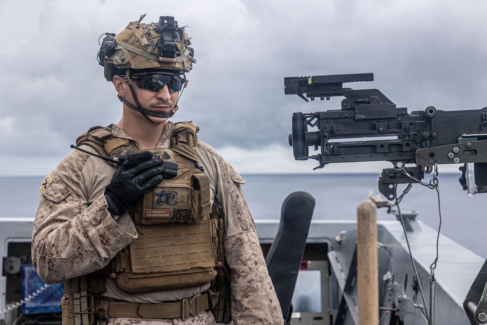 11th MEU Marines, Sailors Transit the Surigao Strait aboard USS Portland
