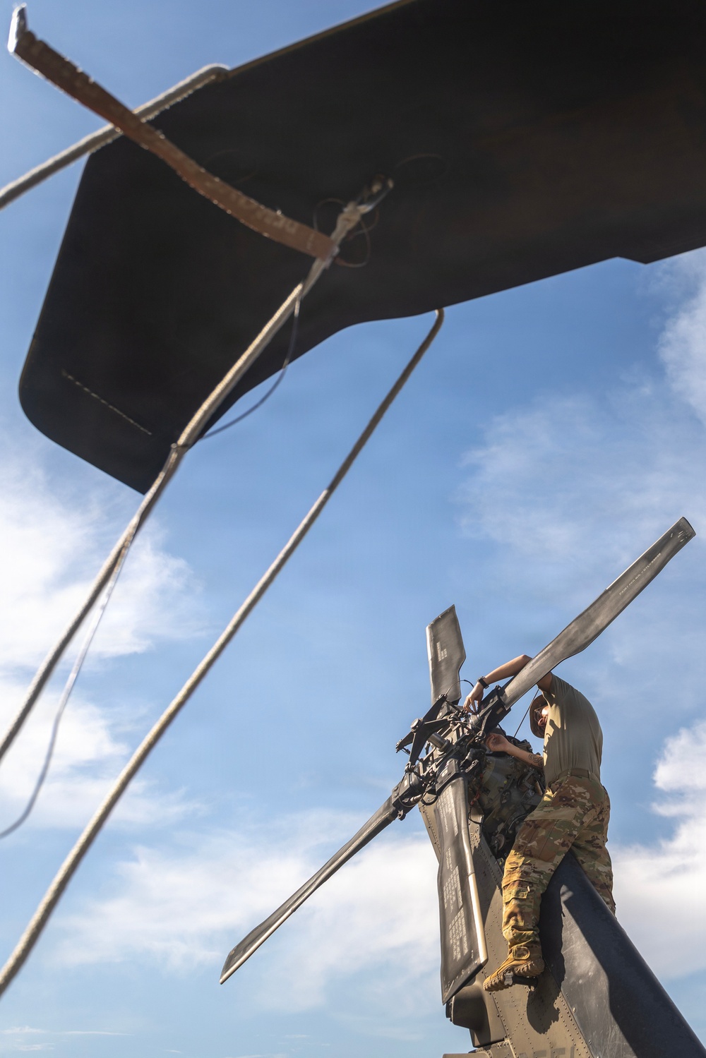 Balikatan 2026: Task Force Saber conducts UH-60 Black Hawk 40-hour inspection