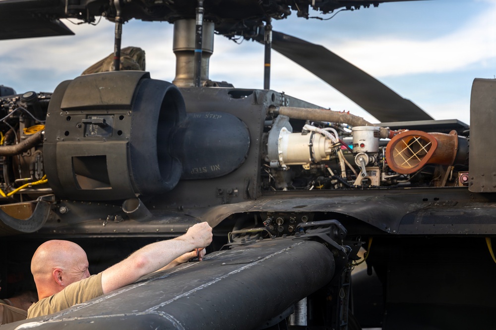Balikatan 2026: Task Force Saber conducts UH-60 Black Hawk 40-hour inspection