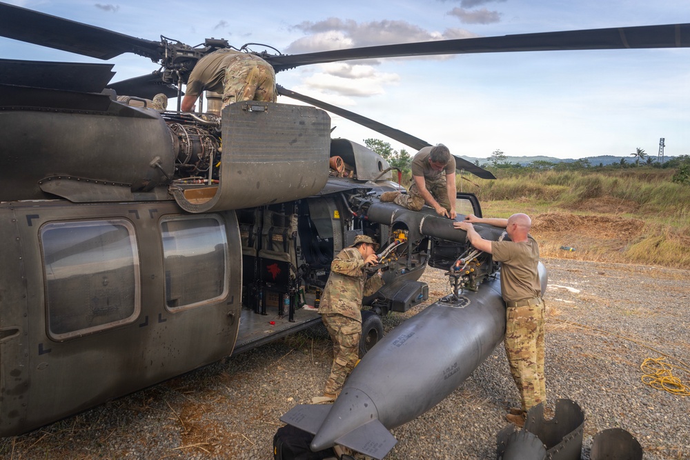 Balikatan 2026: Task Force Saber conducts UH-60 Black Hawk 40-hour inspection
