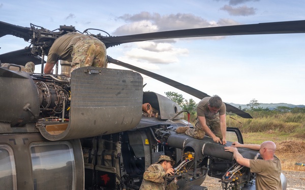 Balikatan 2026: Task Force Saber conducts UH-60 Black Hawk 40-hour inspection