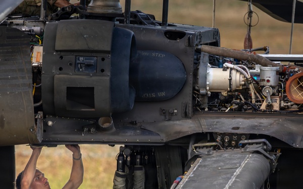 Balikatan 2026: Task Force Saber conducts UH-60 Black Hawk 40-hour inspection