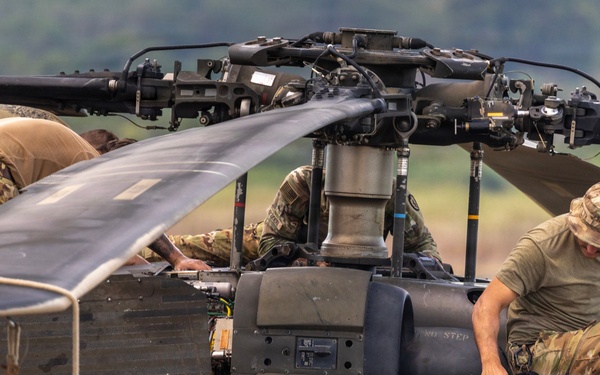 Balikatan 2026: Task Force Saber conducts UH-60 Black Hawk 40-hour inspection
