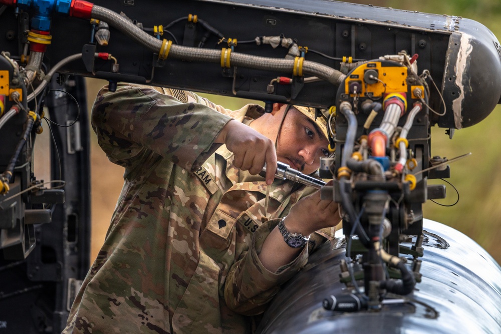 Balikatan 2026: Task Force Saber conducts UH-60 Black Hawk 40-hour inspection