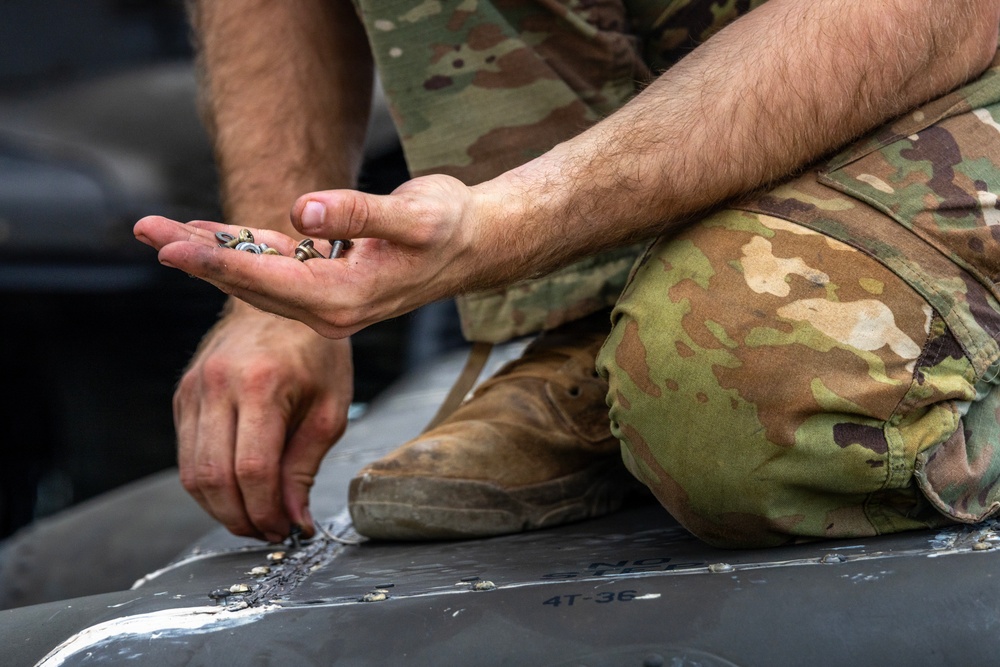 Balikatan 2026: Task Force Saber conducts UH-60 Black Hawk 40-hour inspection