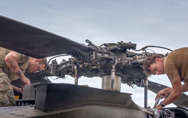Balikatan 2026: Task Force Saber conducts UH-60 Black Hawk 40-hour inspection