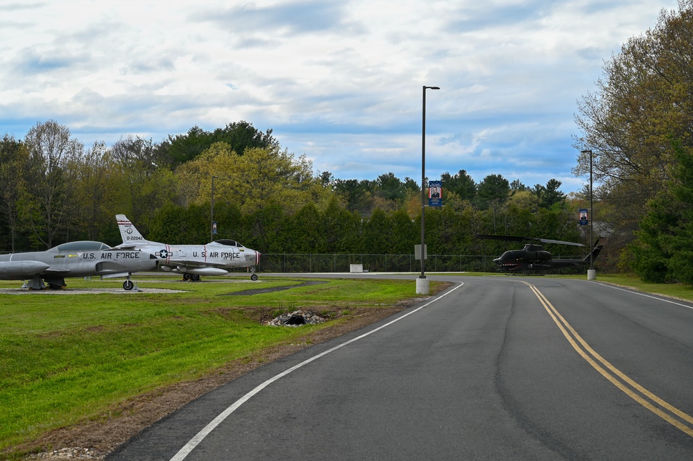 104th Fighter Wing Hangs Banners Honoring Fallen Barnestormers