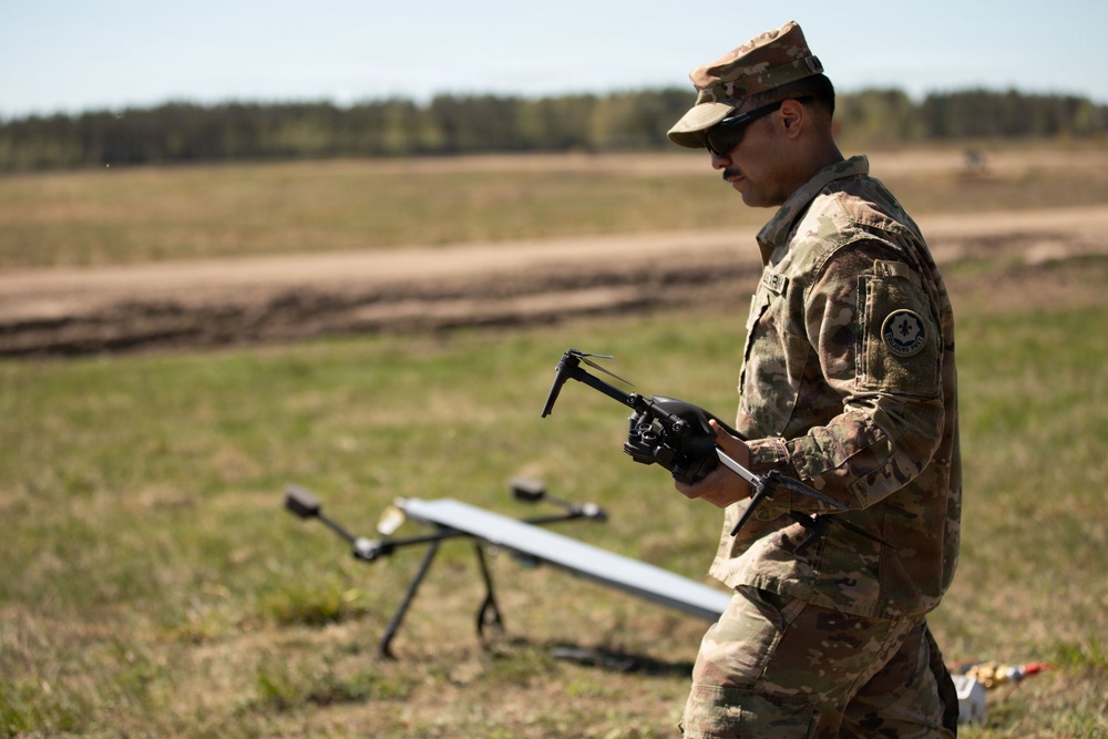 2d Cavalry Regiment conducts drone flight familiarization during Saber Strike in Poland