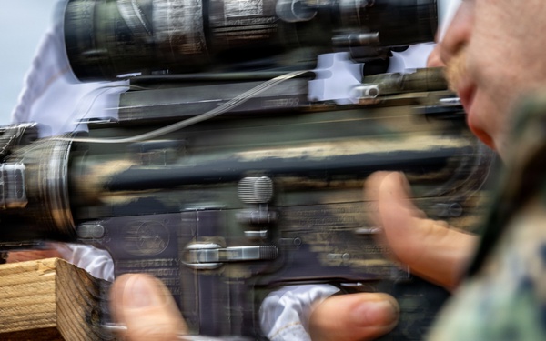 11th MEU Marines, Sailors Conduct Marksmanship Training Aboard USS Boxer