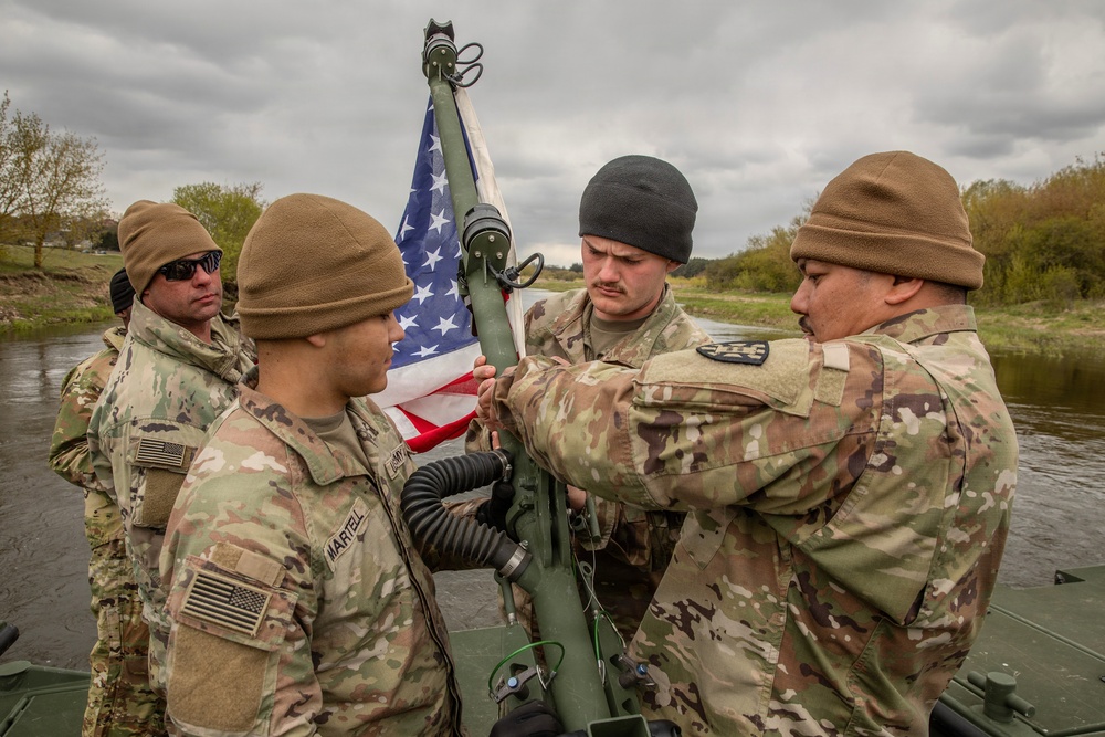 809th MRBC Erects Bridge in Support of Saber Strike 2026 Day 1.