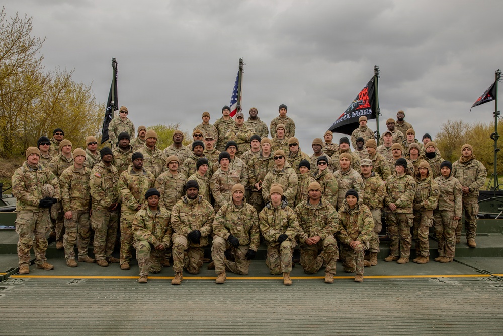 809th MRBC Erects Bridge in Support of Saber Strike 2026 Day 1.