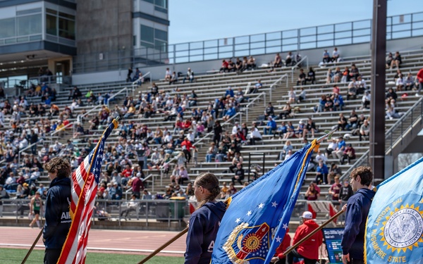 114th Fighter Wing conducts flyover for 101st Annual Howard Wood Dakota Relays