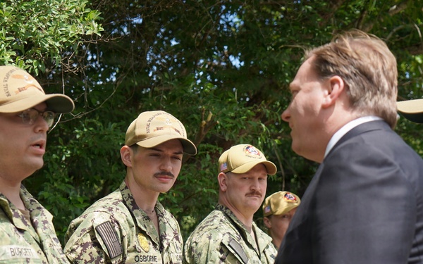Under Secretary of War for Acquisition &amp; Sustainment visits Naval Weapons Station Yorktown