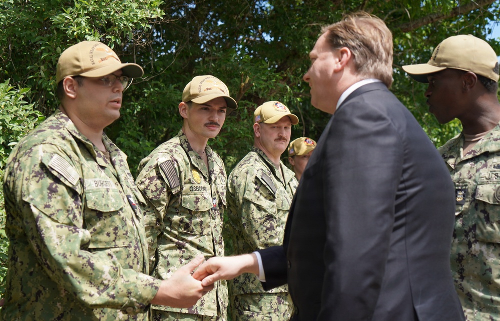 Under Secretary of War for Acquisition &amp; Sustainment visits Naval Weapons Station Yorktown