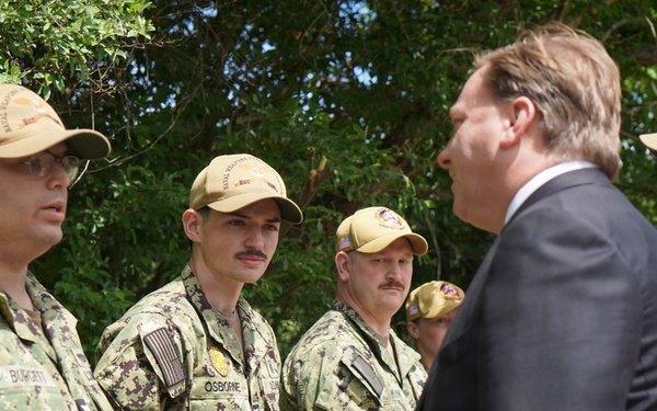 Under Secretary of War for Acquisition &amp; Sustainment visits Naval Weapons Station Yorktown