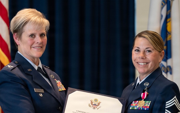 Chief Master Sgt. Tracy Sylvia retires from U.S. Air Force after 31 years of service