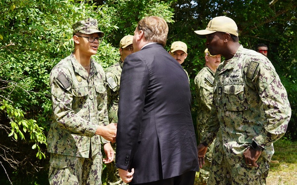 Under Secretary of War for Acquisition &amp; Sustainment visits Naval Weapons Station Yorktown