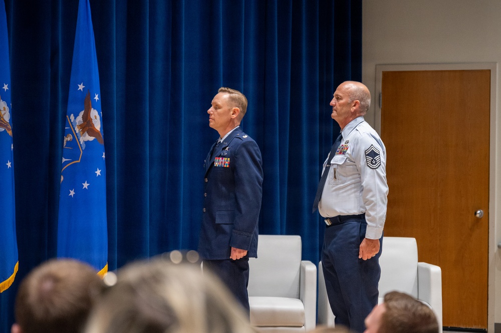 Chief Master Sgt. Davis Promotion Ceremony