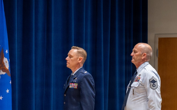 Chief Master Sgt. Davis Promotion Ceremony