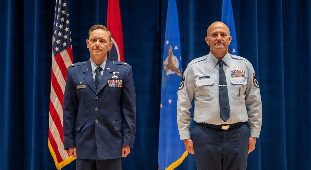 Chief Master Sgt. Davis Promotion Ceremony
