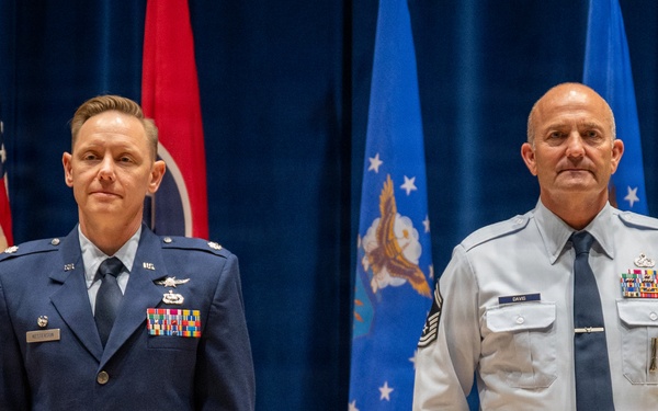 Chief Master Sgt. Davis Promotion Ceremony