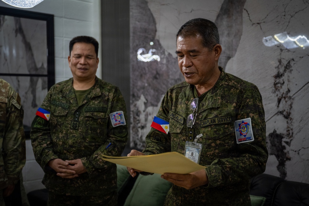 Balikatan 2026: 21st AEW and PAF chaplains gather for fellowship exchange