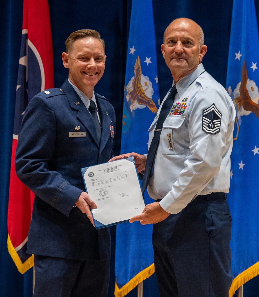 Chief Master Sgt. Davis Promotion Ceremony