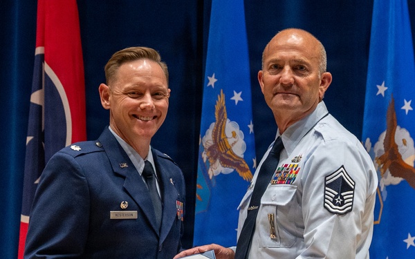 Chief Master Sgt. Davis Promotion Ceremony