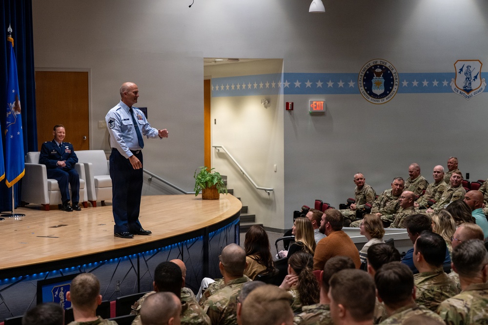 Chief Master Sgt. Davis Promotion Ceremony