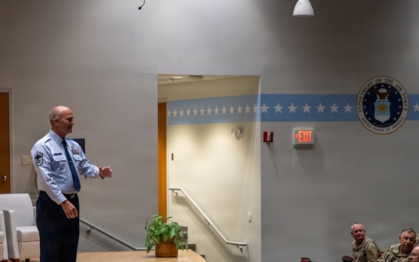 Chief Master Sgt. Davis Promotion Ceremony