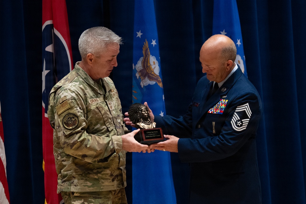 Chief Master Sgt. Davis Promotion Ceremony